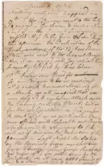 Cursive text from the Issac Bangs journal, page 91.